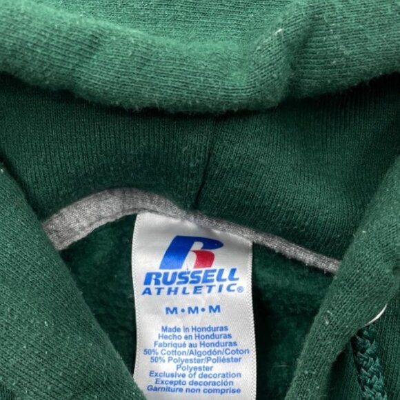 VTG Russell Athletic Michigan State Spartans Green Hoodie Sweatshirt Men's M - Picture 5 of 9
